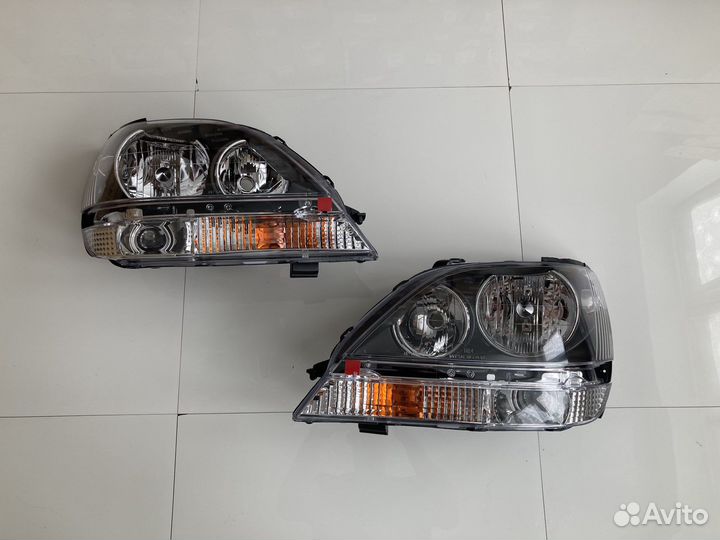 Фара (2шт) Lexus RX300 - тёмные
