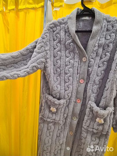 Халат женский бархатный