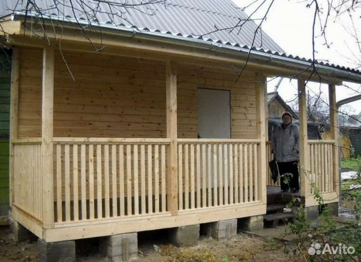 Пристройки террасы веранды любой сложности