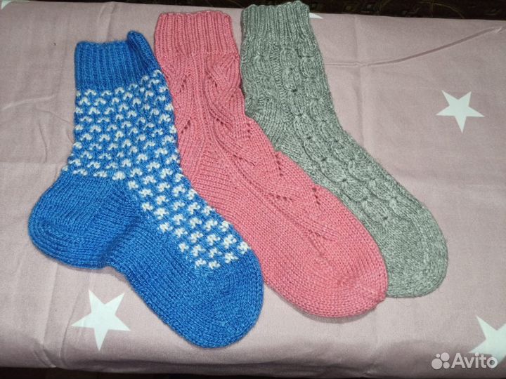 Вязаные носки
