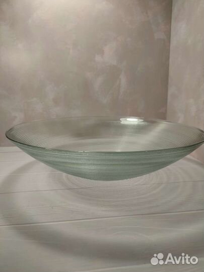 Ваза стеклянная IKEA (диаметр 40см)