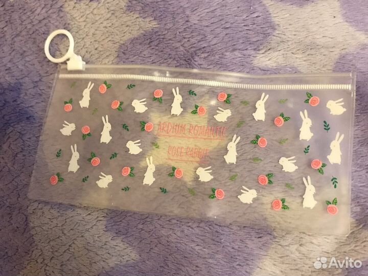 Пенал косметичка пластиковая