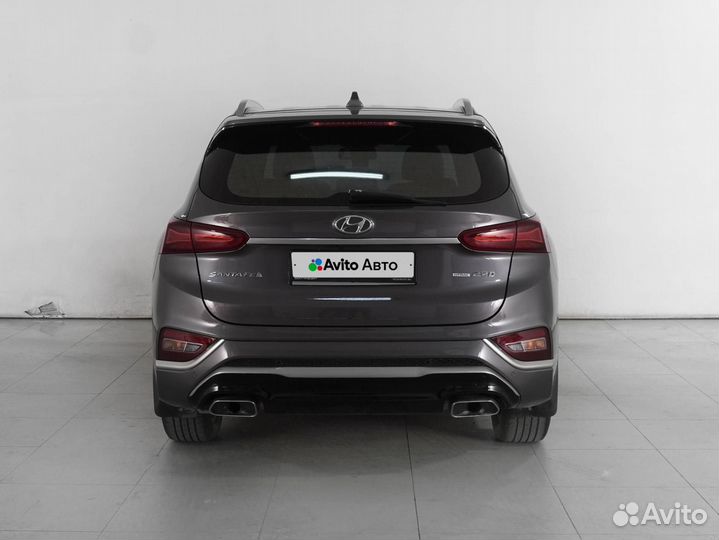 Hyundai Santa Fe 2.2 AT, 2018, 63 202 км