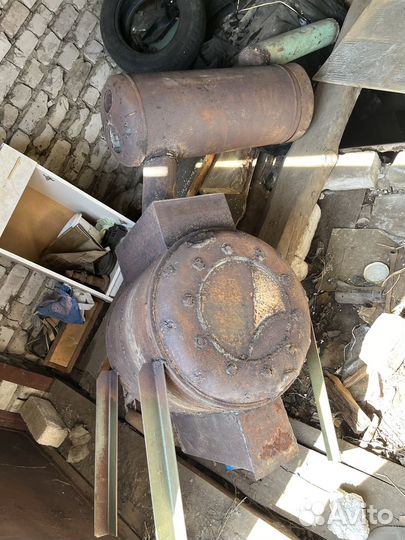 Печь буржуйка толстостенная