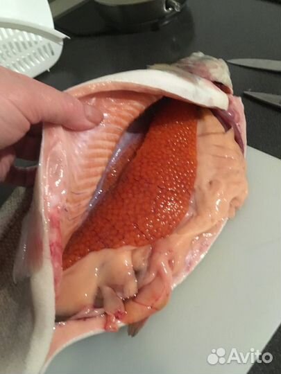 Форель с икрой охлаждённая