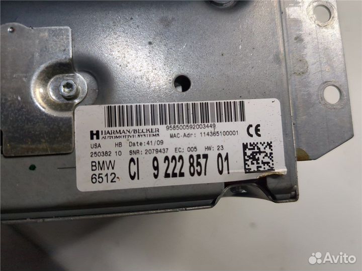 Магнитола BMW X6 E71, 2010