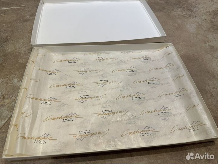 Коробка от шарфа Glen Saxon кашемир новая