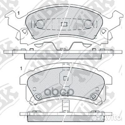 Колодки тормозные дисковые PN0311 PN0311 NiBK