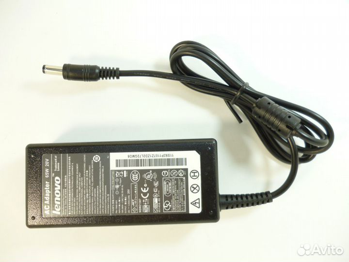 Новый блок питания Lenovo 65W 20V 3.25A (5.5x2.5)