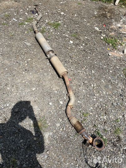 Резонатор, выхлопная труба chevrolet lacetti 1,6