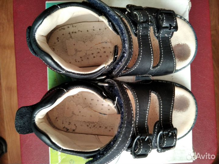 Сандалии ортопедические детские натурал. кожа 24 р