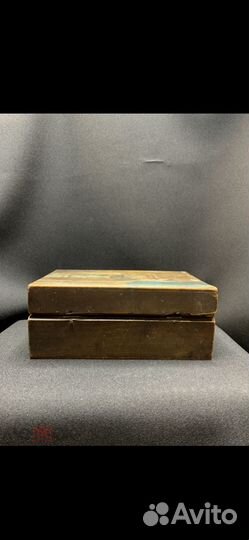 Шкатулка деревянная старинная