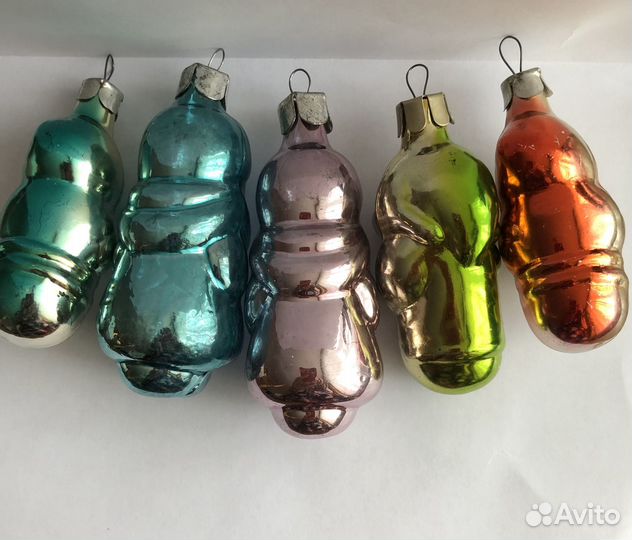 Елочные игрушки СССР 