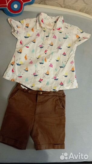 Шорты и рубашка для мальчика