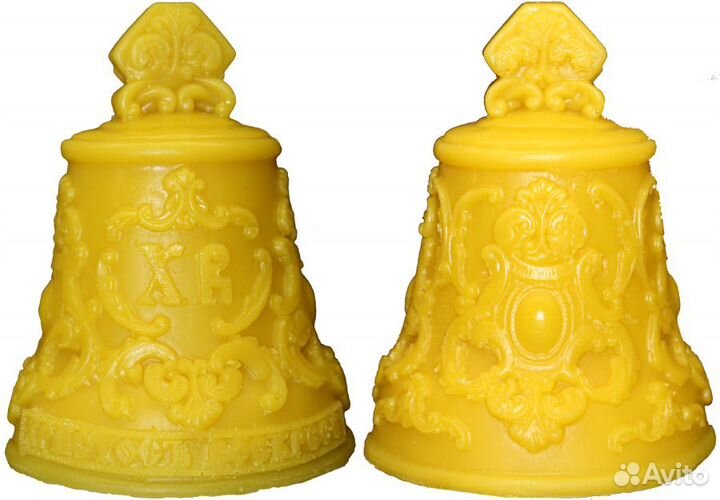 Силиконовая форма для свечей Колокол пасхальный 1