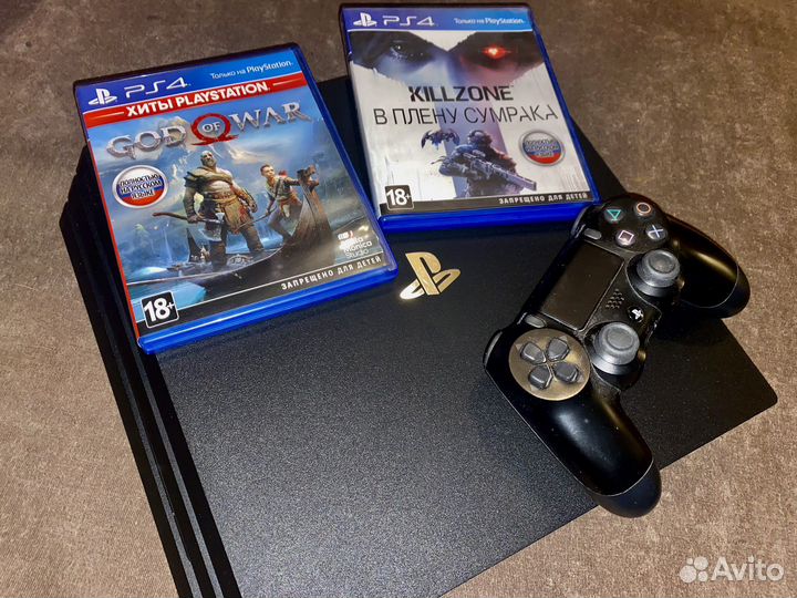 Sony playstation 4 PS4 pro 1tb с играми