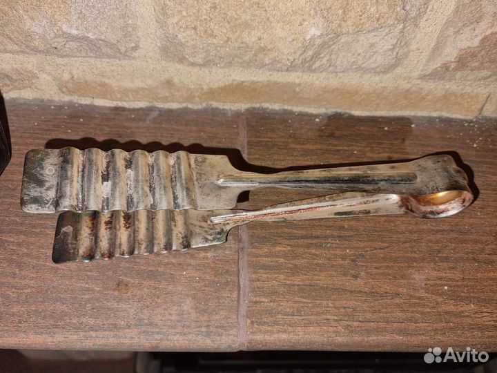 Щипцы кухонные мельхиор СССР