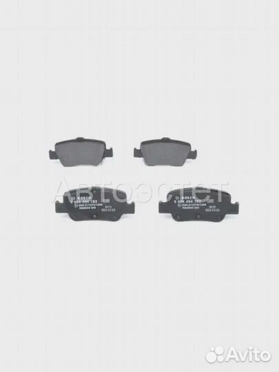 Тормозные колодки дисковые 0 986 494 182