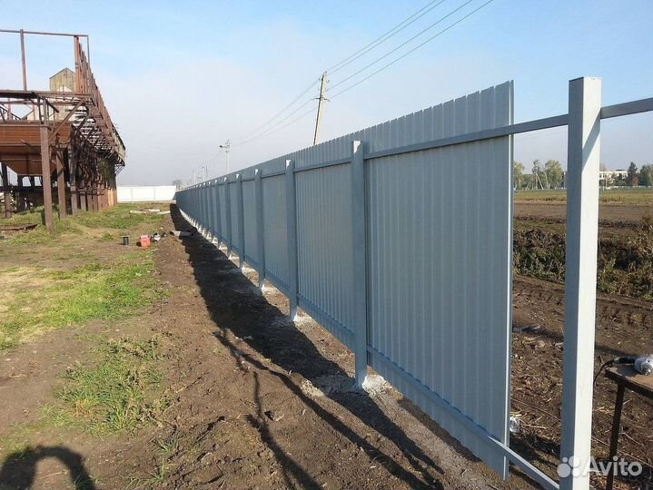 Установка монтаж забора и ворот