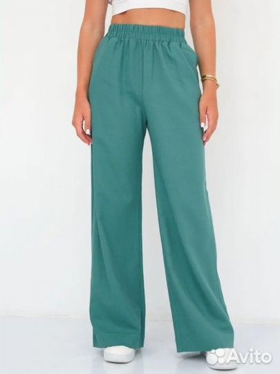 Льняные брюки женские 48 50