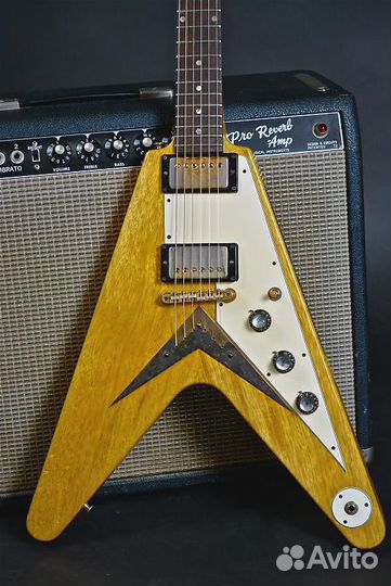 Gibson 58 Korina Flying V BG VOS