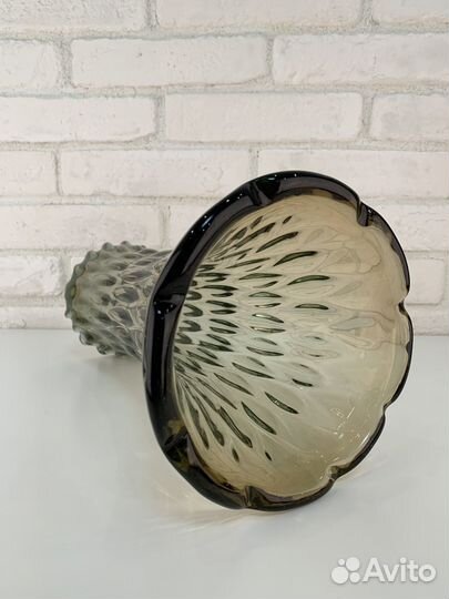 Вазы из цветного стекла СССР