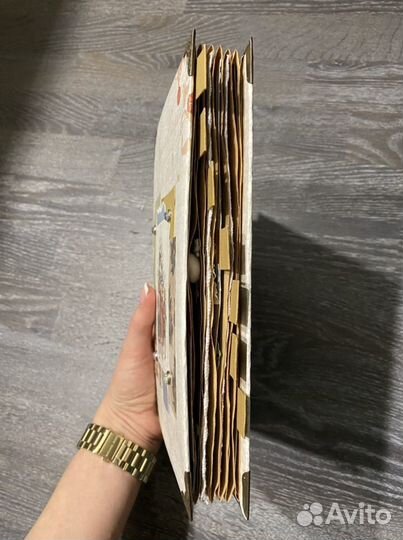 Новогодний альбом скрапбукинг ручной работы