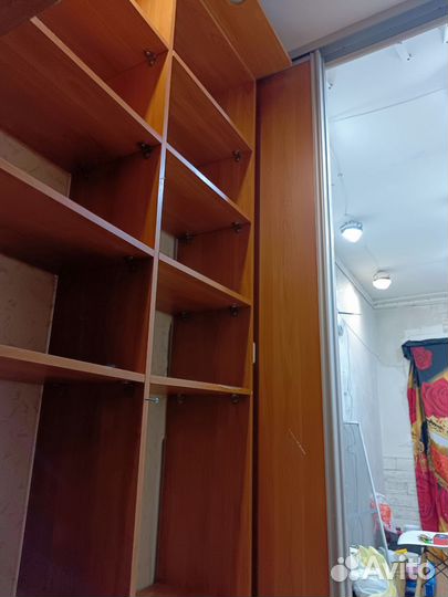 Шкаф купе с зеркалом в прихожую в хрущевку