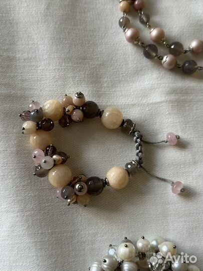 Женские украшения из натуральный камней