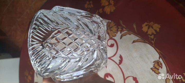 Хрустальная ваза салатник фруктовница времен СССР