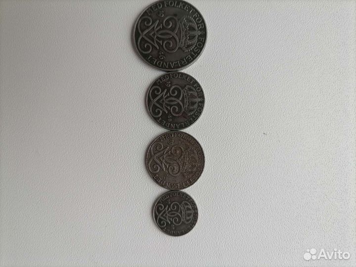 Монеты швеция