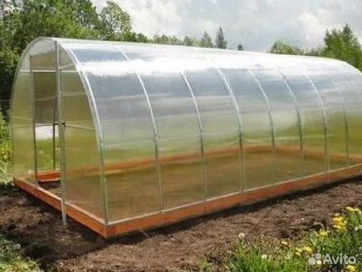 Теплицы двойная дуга