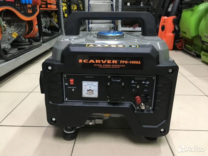 Генератор Бензиновый Carver 1,1 кВт