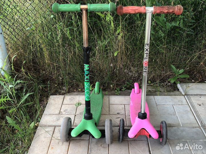 Детский трехколесный самокат