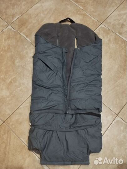 Зимний конверт в прогулочную коляску