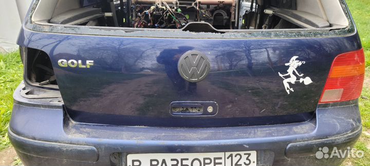 Крышка багажника golf 4
