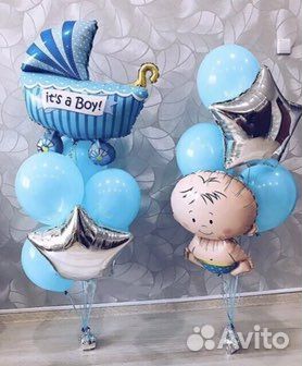 Фольгированные шарики с гелием