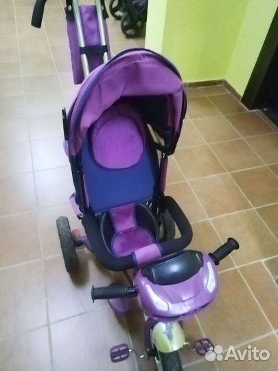 Трехколесный велосипед с родительской ручкой