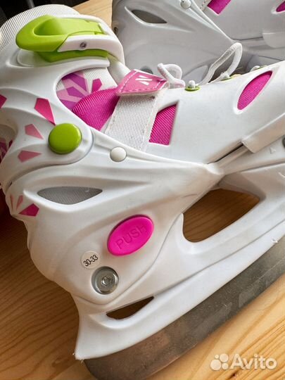 Коньки раздвижные 30-33