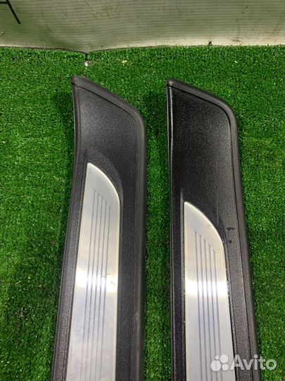 Накладки на внутренние порожки М Bmw 3 E90 N52B25