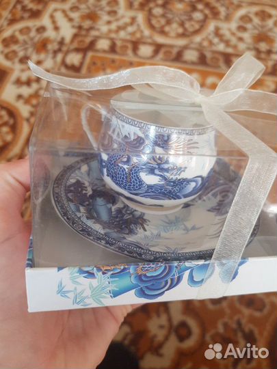 Подарочный набор кружка-блюдце