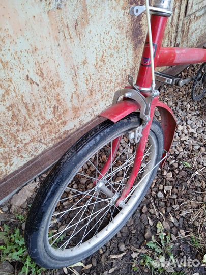 Старинный велосипед Кама СССР на ходу