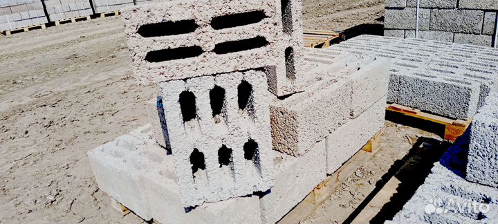 Керамзитный шлакоблок керамзитобетонный блок UJH