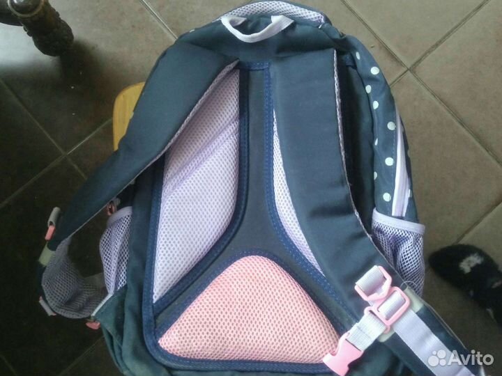 Портфель для девочки в школу с принтом кошки