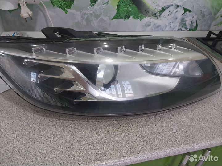 Фары на audi q7 ресталегн