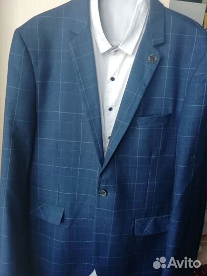 Костюм мужской р. 48 50 пиджак, рубашка, брюки