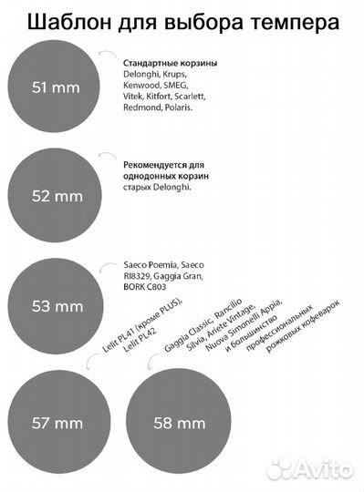 Темпер для кофе