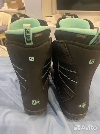 Сноубордические ботинки salomon scarlet 38,5-39p