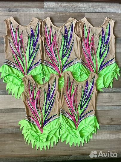 Групповые купальники для художественной гимнастики