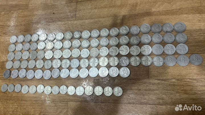 Монета 1 рубль СССР